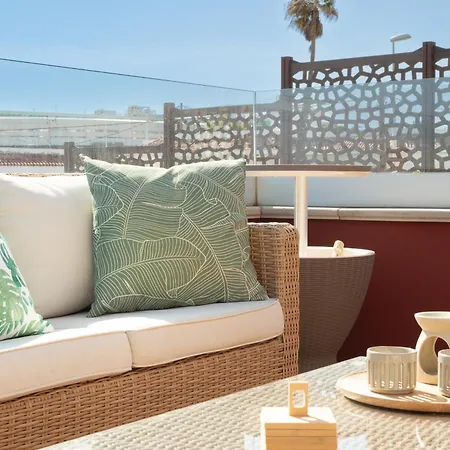 Tatil Evi Chale Con Terraza En La Costa