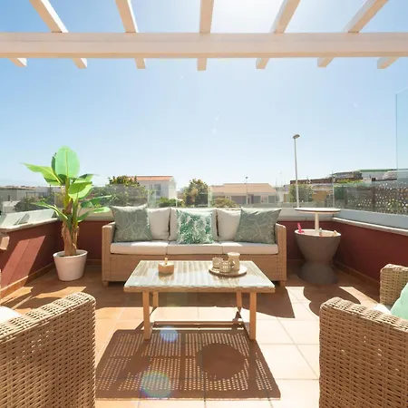 Tatil Evi Chale Con Terraza En La Costa