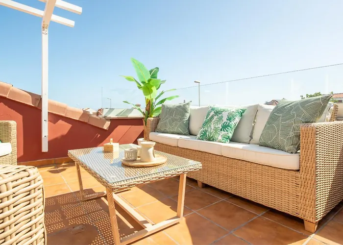 Nyaraló Chale Con Terraza En La Costa